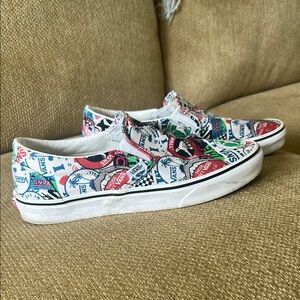 Vans Multicolor Slip-On Sneakers